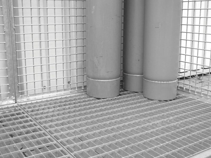 Gasflaschen Container für Paletten mit Dach GFC-M/D-DF
